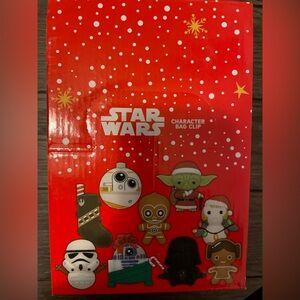 Star Wars character bag clips Christmas box of 16 blind bags